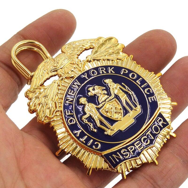 Distintivo Vintage Da Polícia De Nova York