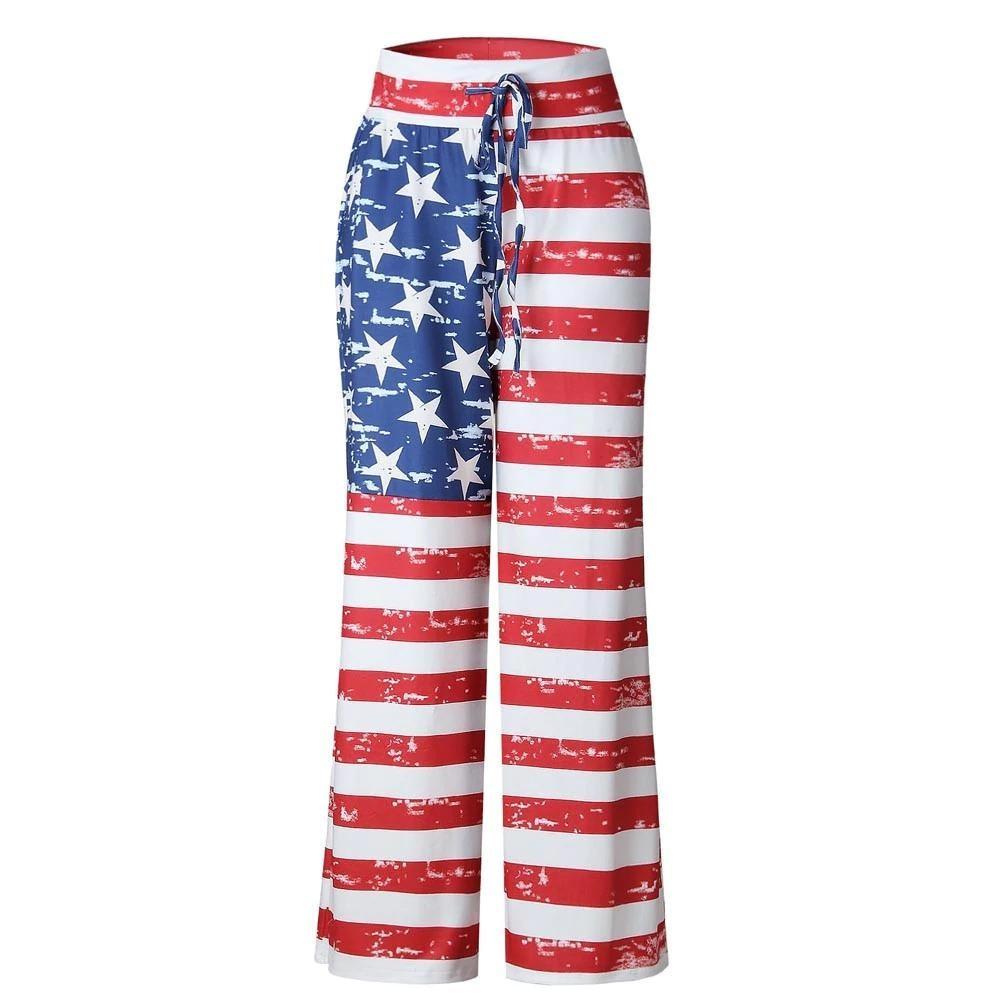 Calça Vintage Bandeira Americana