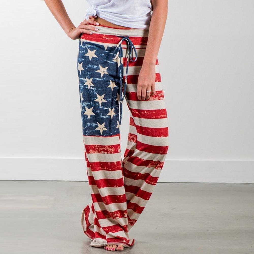 Calça Vintage Bandeira Americana