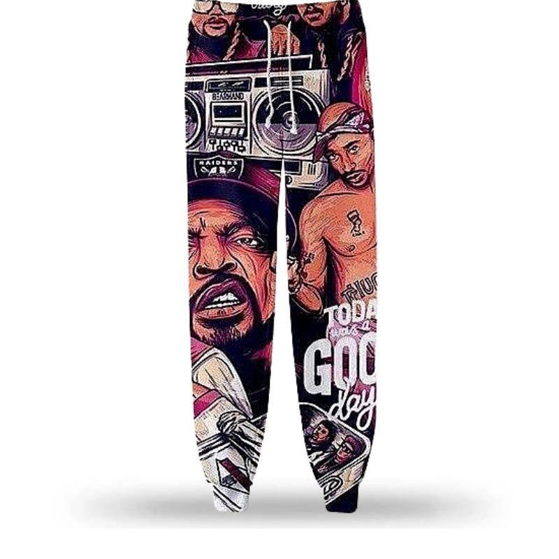 Calça Vintage De Rapper Americano