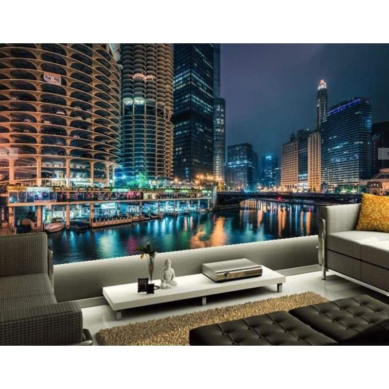 Papel De Parede Vintage De Chicago