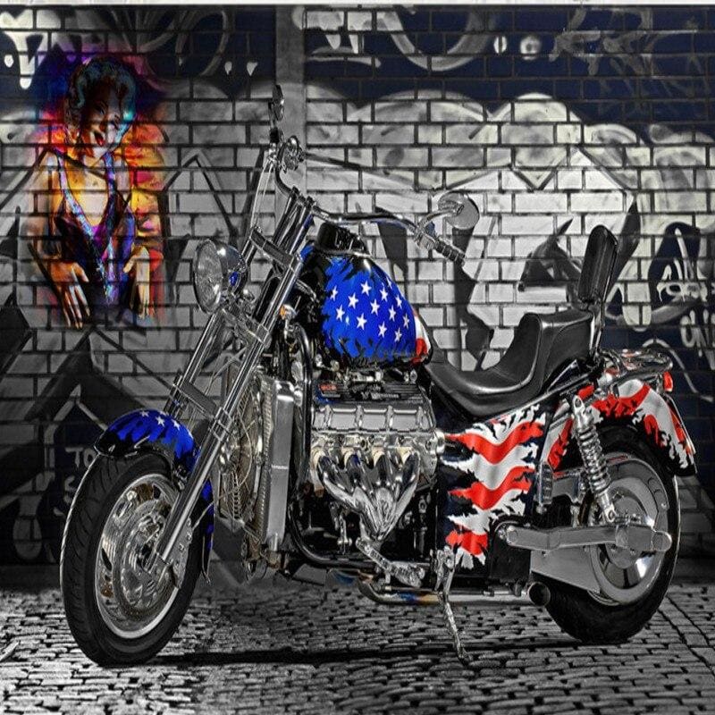 Papel De Parede Vintage Da Bandeira Americana