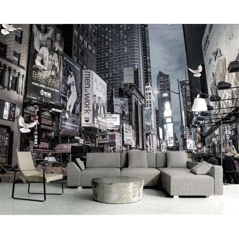 Papel De Parede Vintage Grande De Nova York