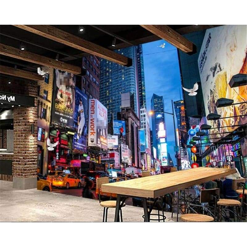 Papel De Parede Vintage Grande De Nova York