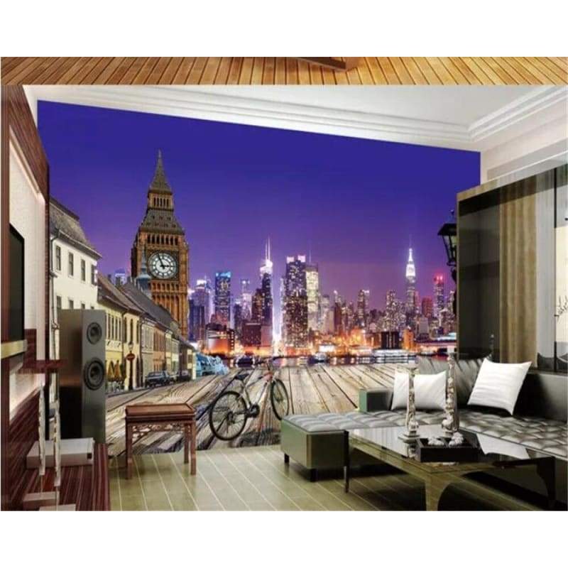 Papel De Parede Vintage Grande De Nova York