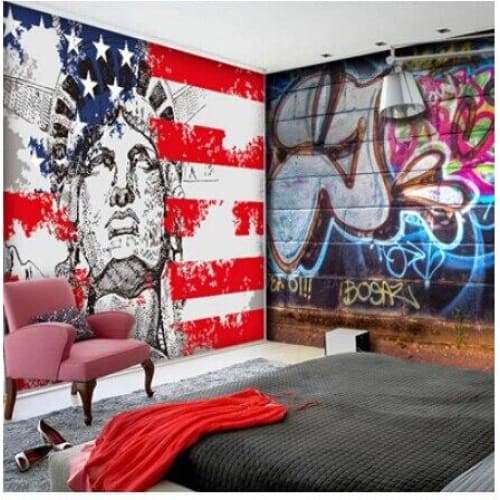 Papel De Parede Vintage Da Estátua Da Liberdade De Nova York