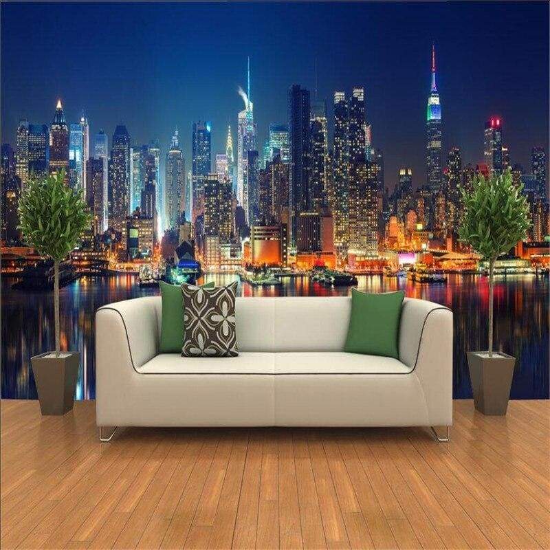 Papel De Parede Vintage Panorâmico De Nova York