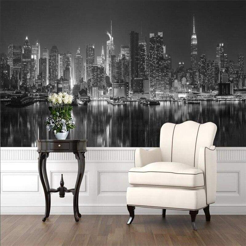 Papel De Parede Vintage Panorâmico De Nova York