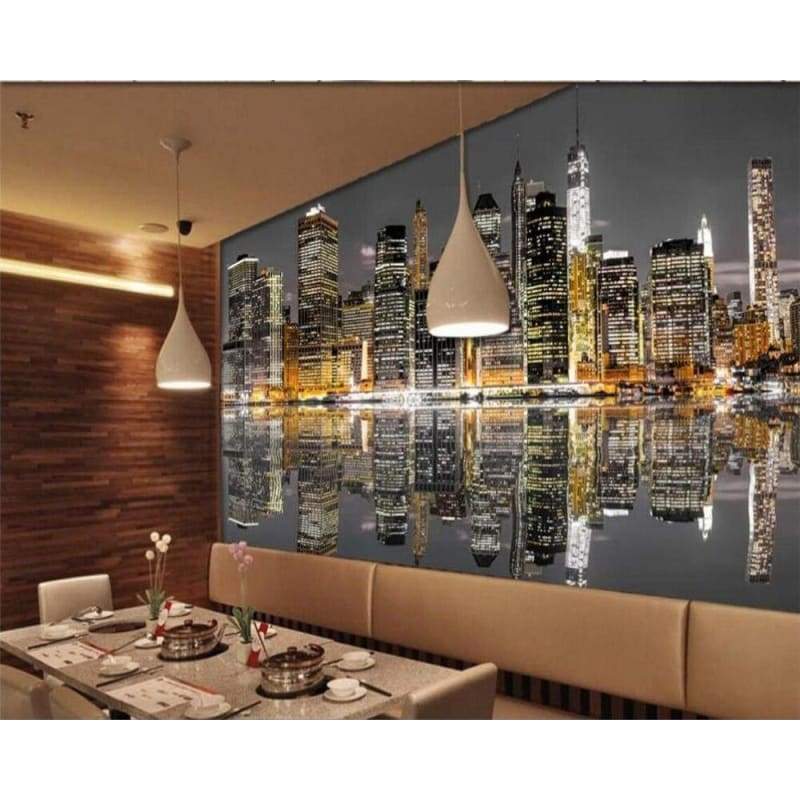 Papel De Parede De Paisagem Vintage De Nova York