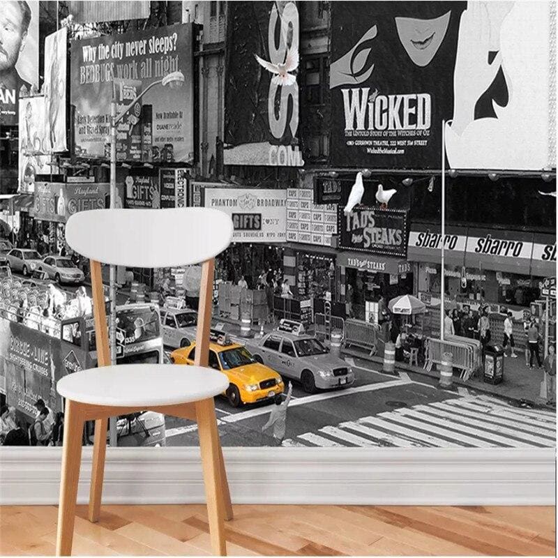 Papel De Parede Foto Vintage Nova York