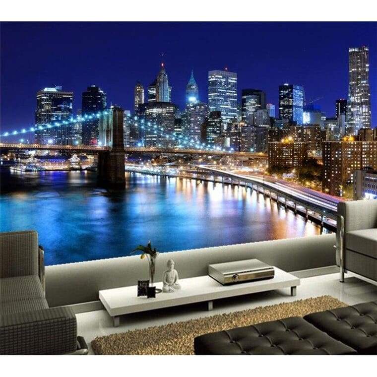 Papel De Parede Vintage Da Ponte De Nova York