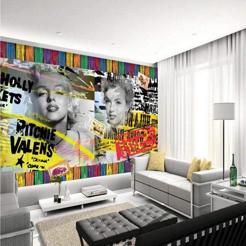 Papel De Parede Estilo Americano Vintage