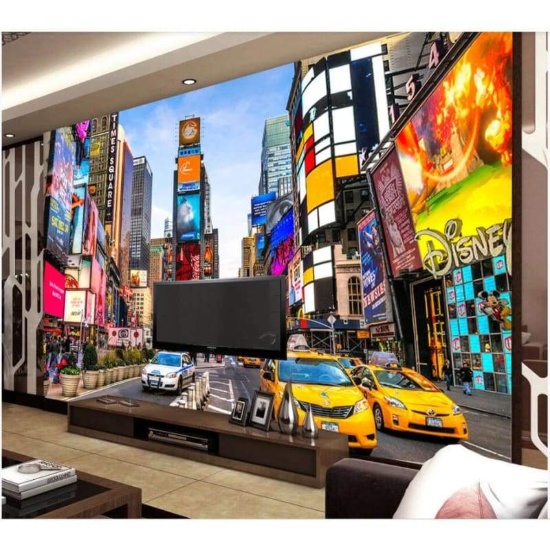 Papel De Parede Vintage De Táxi De Nova York