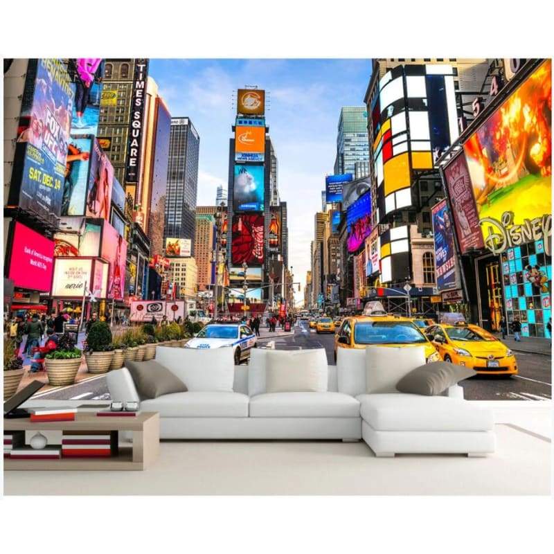 Papel De Parede Vintage De Táxi De Nova York