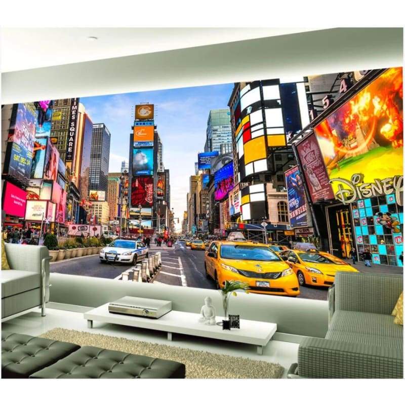 Papel De Parede Vintage De Táxi De Nova York