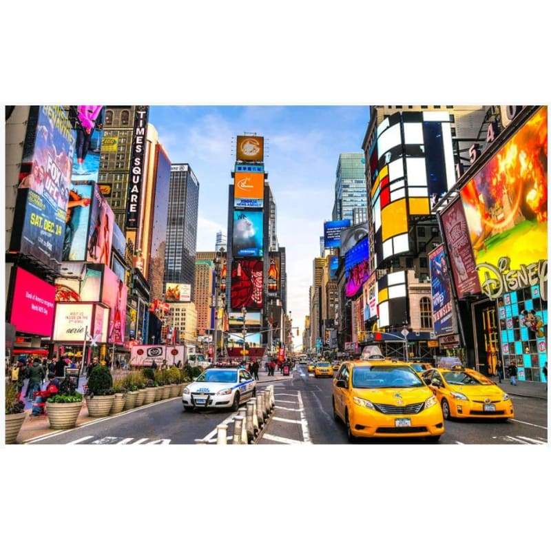 Papel De Parede Vintage De Táxi De Nova York