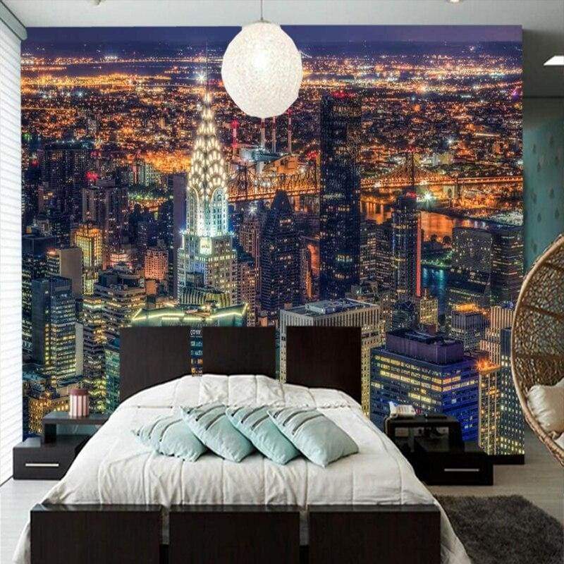 Papel De Parede Vintage Da Cidade De Nova York