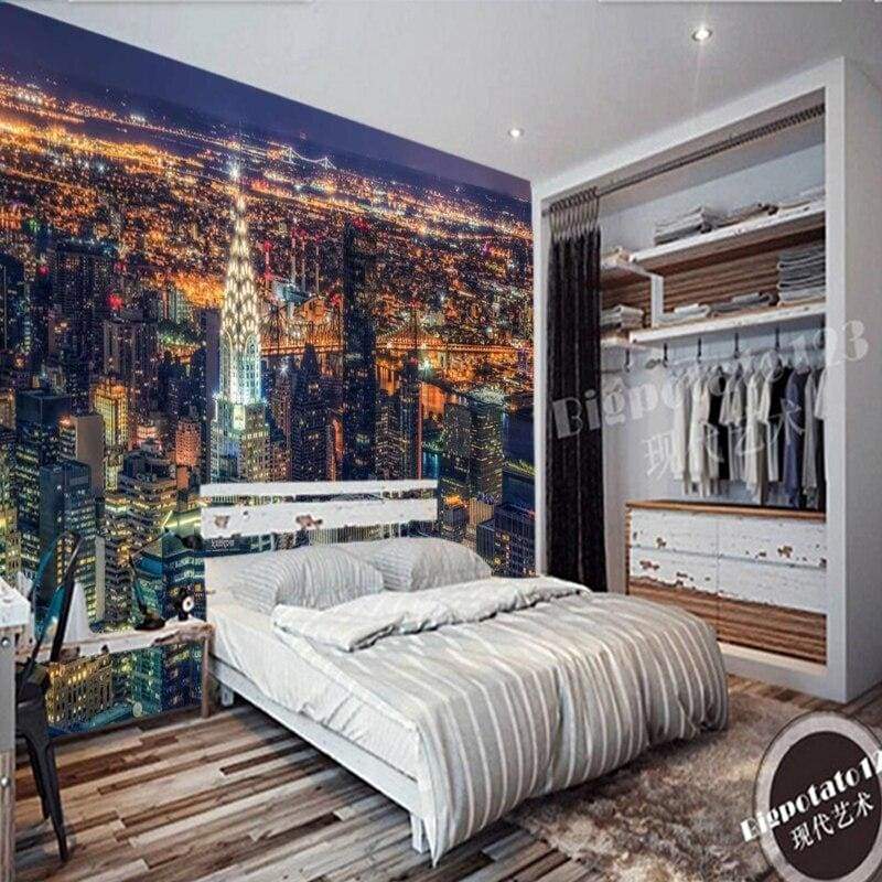 Papel De Parede Vintage Da Cidade De Nova York