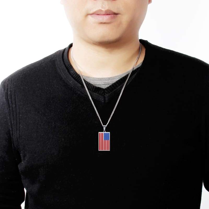 Colar Prato Americano Vintage