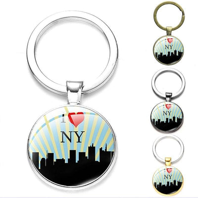 Chaveiro Vintage Eu Amo Nova York