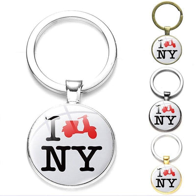 Chaveiro Vintage Eu Amo Nova York