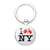 Chaveiro Vintage Eu Amo Nova York