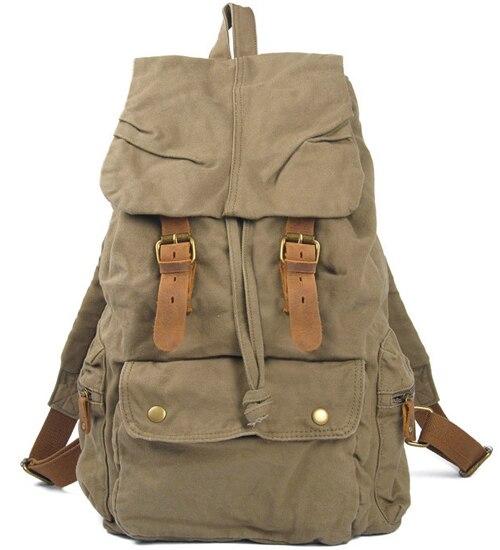 Mochila Masculina Vintage De Couro