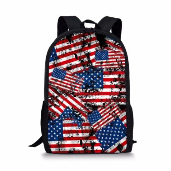 Mochila Vintage Bandeira Americana