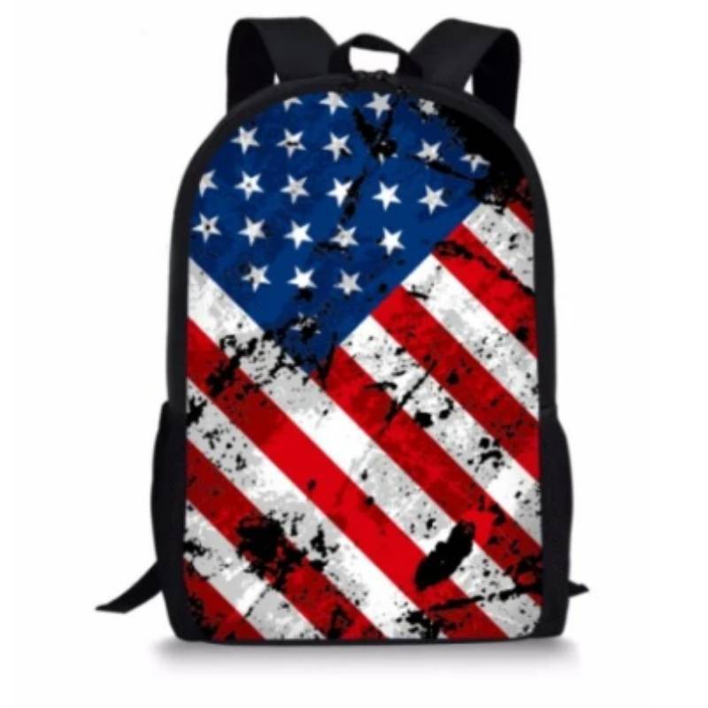 Mochila Vintage Bandeira Americana