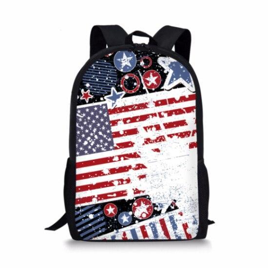 Mochila Vintage Bandeira Americana