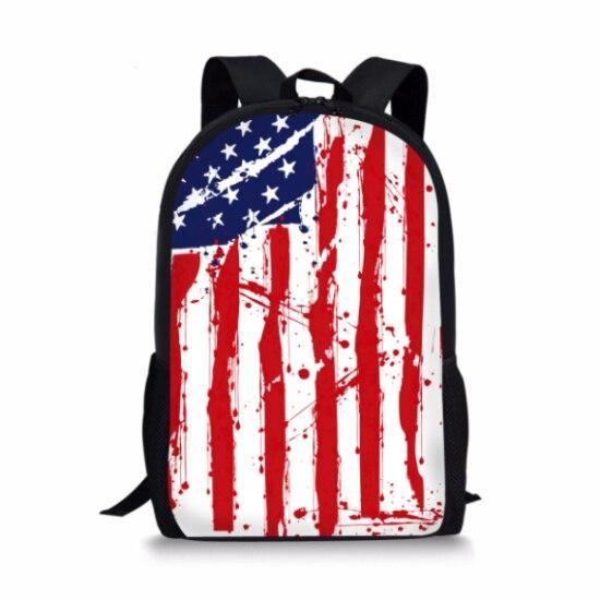 Mochila Vintage Bandeira Americana