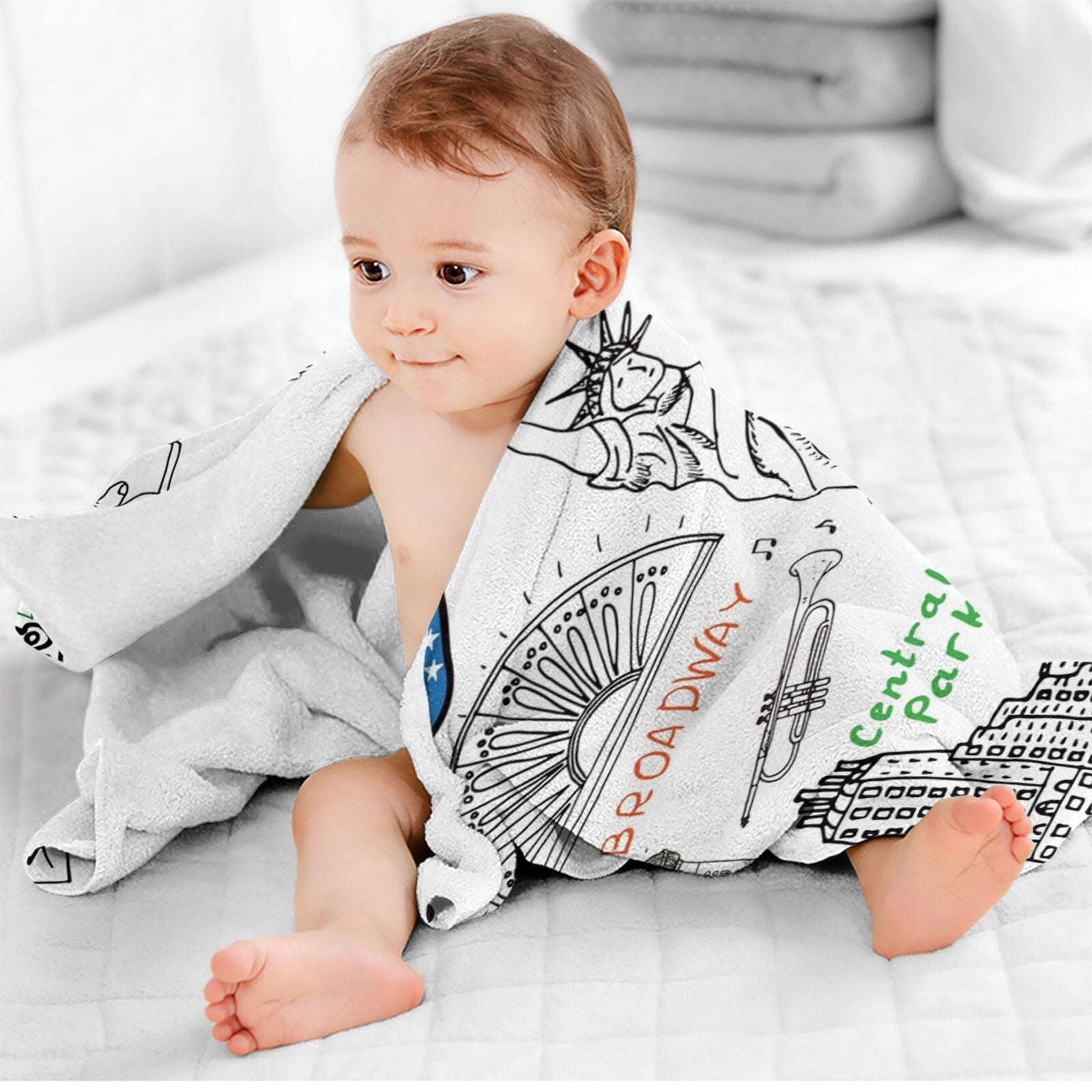 Toalha De Praia Vintage De Nova York