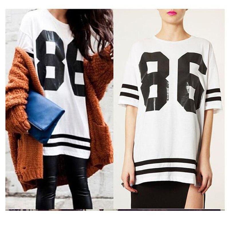 Camiseta Feminina Listrada De Beisebol Vintage