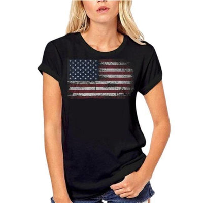 Camiseta Vintage Bandeira Americana