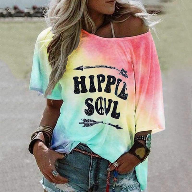 Camiseta Vintage Hippie Soul