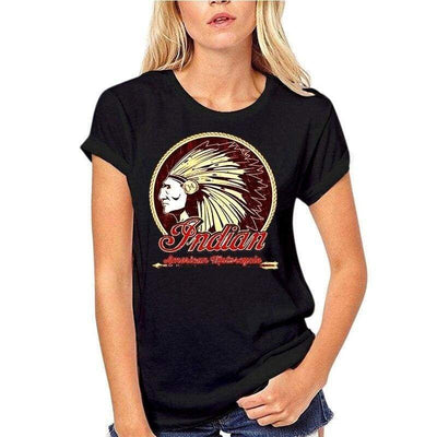 Camiseta Vintage De Índio Americano