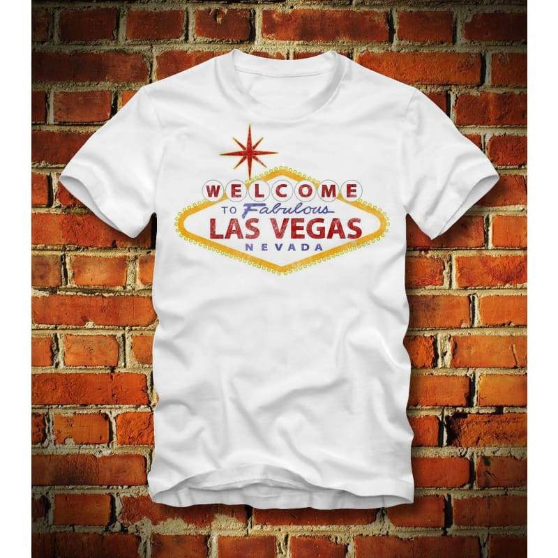 Camiseta Feminina Vintage De Las Vegas