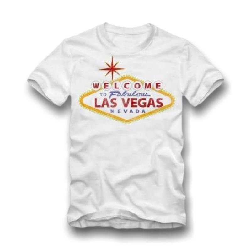 Camiseta Feminina Vintage De Las Vegas