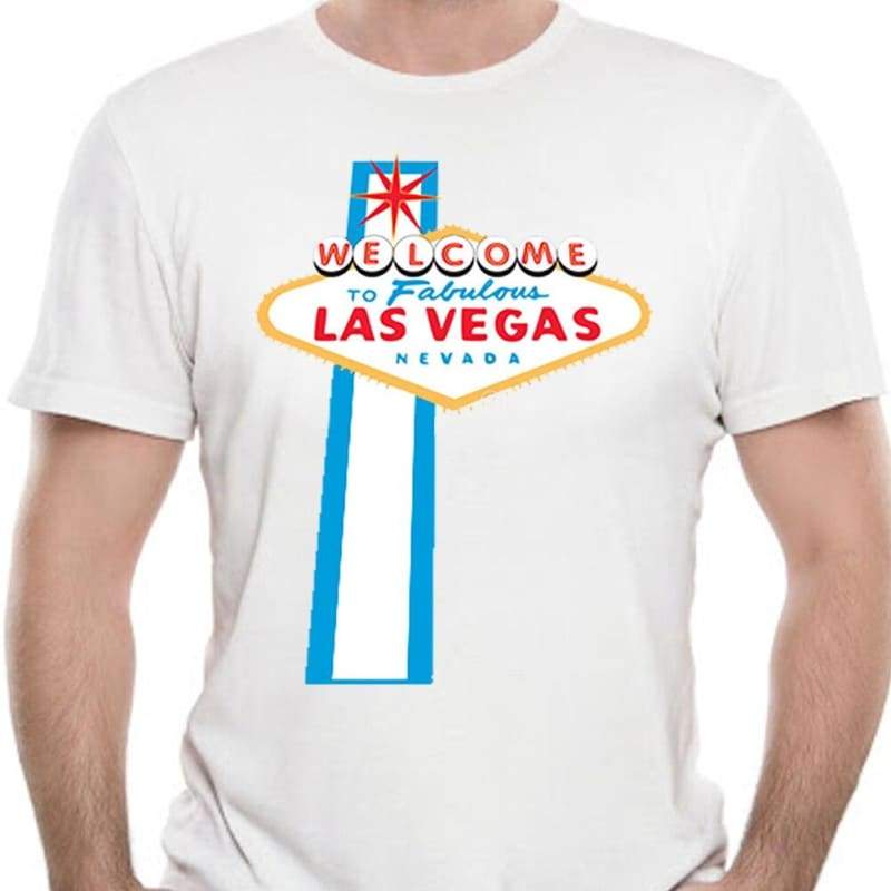 Camiseta Masculina Vintage De Las Vegas