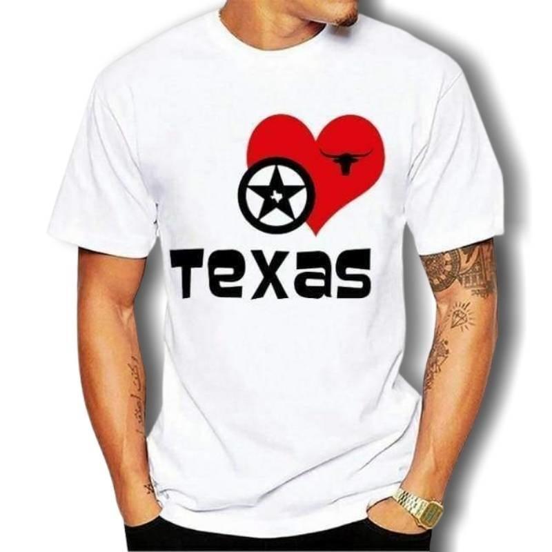 Camiseta Vintage Eu Amo O Texas