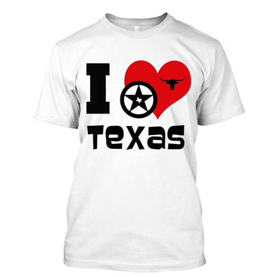 Camiseta Vintage Eu Amo O Texas