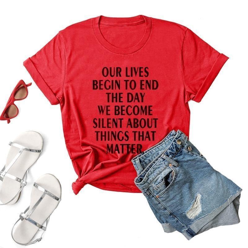 Camiseta Vintage Feminina Martin Luther King