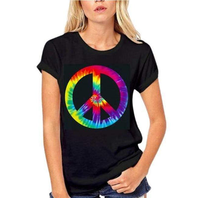 Camiseta Vintage Multicolor Hippie