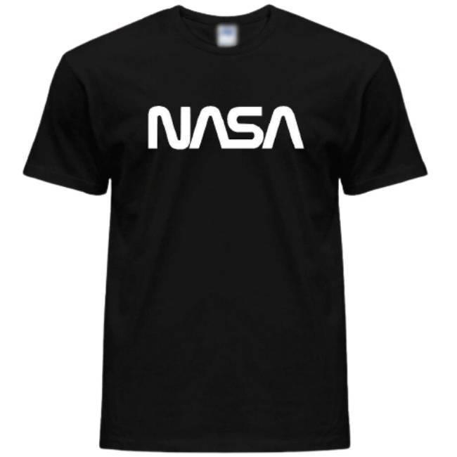 Camiseta Masculina Preta Vintage Da Nasa