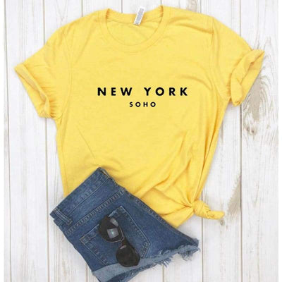 Camiseta Feminina Vintage New York