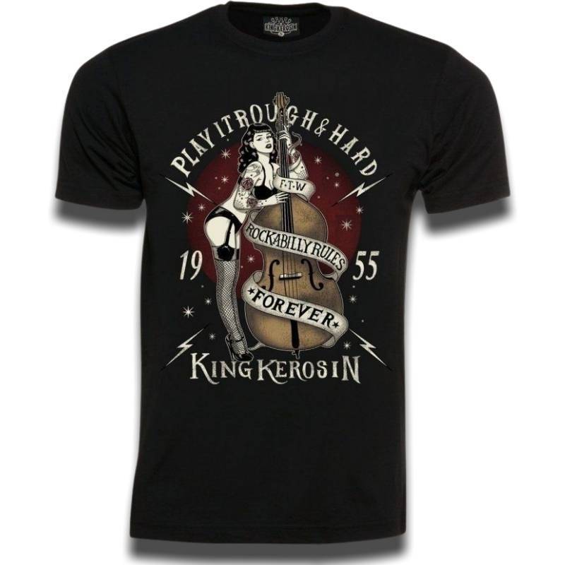 Camiseta Vintage Pin Up Masculina