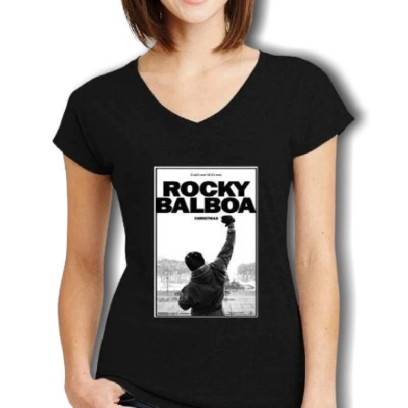 Camiseta Feminina Vintage Rocky Balboa