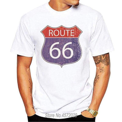 Camiseta Vintage Route 66 Eua