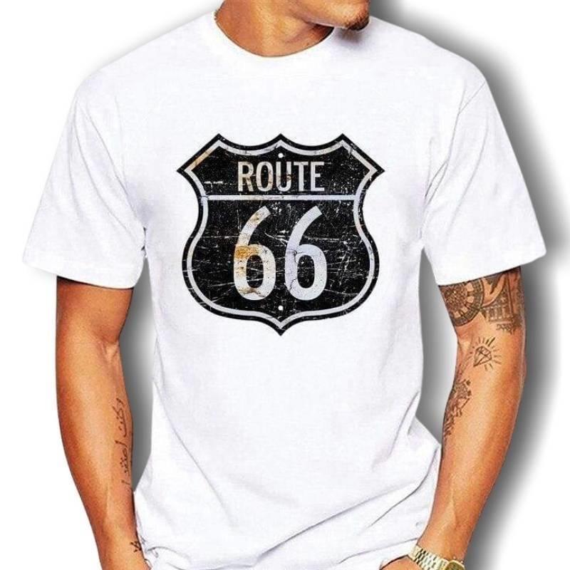 Camiseta Vintage Route 66 Eua