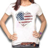 Camiseta Feminina Vintage Dos Eua